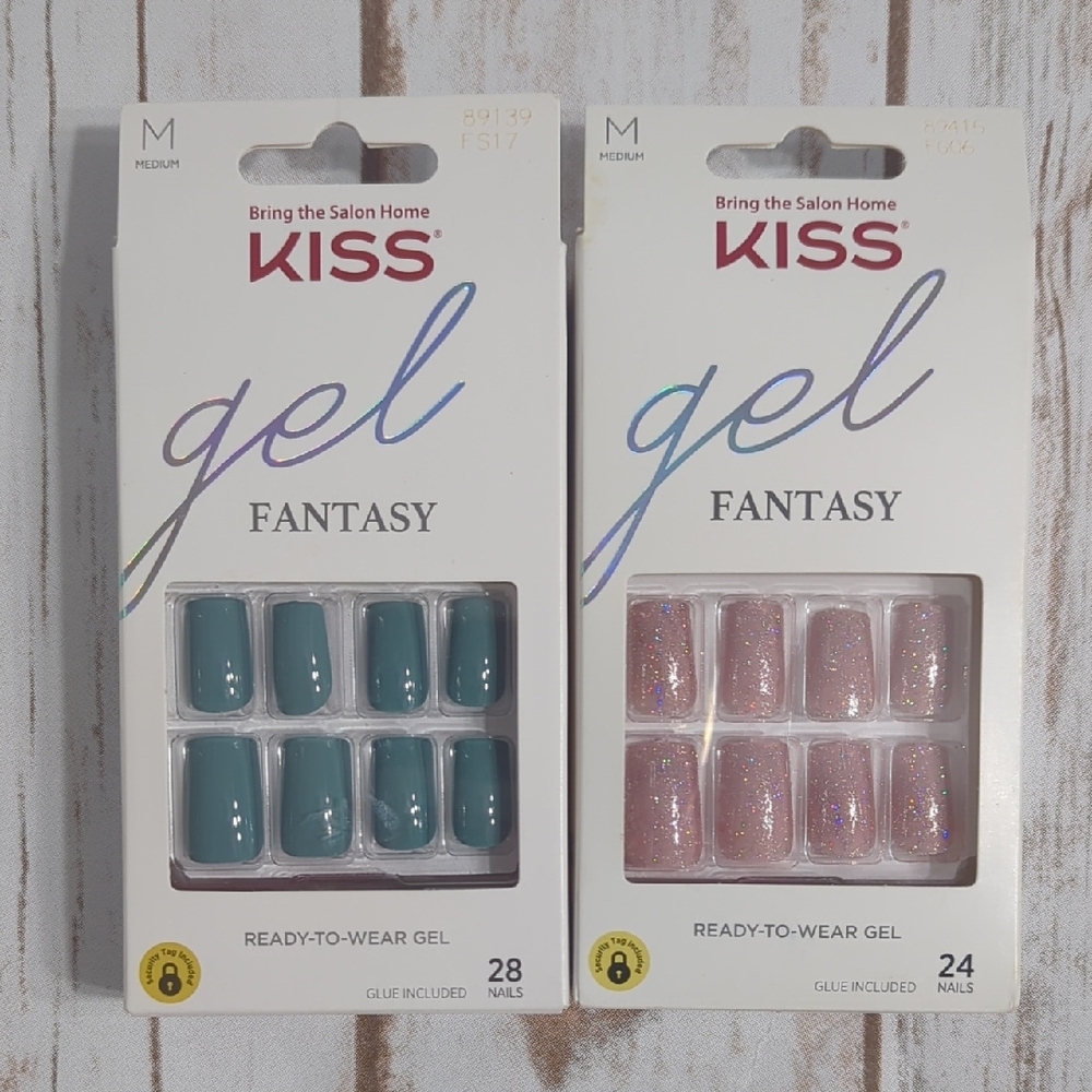 KISS Gel Fantasy and imPRESS Nail Collection - Pink, Blue, Silver - Picture 4 of 8